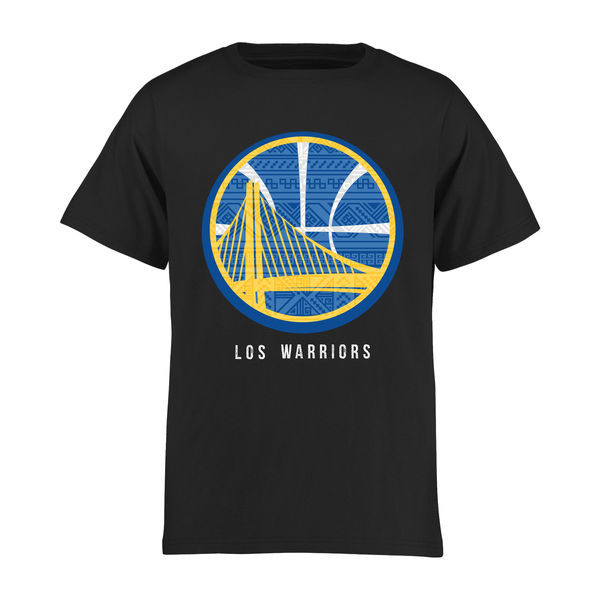 NBA Golden State Warriors Youth Noches Enebea TShirt Black->->Sports Accessory